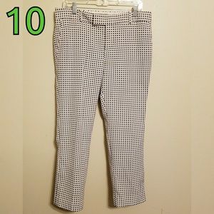Polka dot dress pants